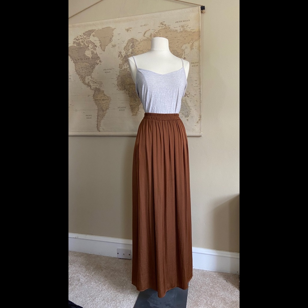 Plus size maxi skirt forever 21